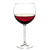 Rött vin i glas